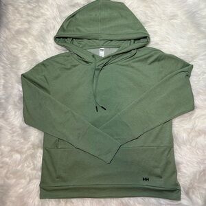 Helly Hansen Green Women’s long sleeve top with hood